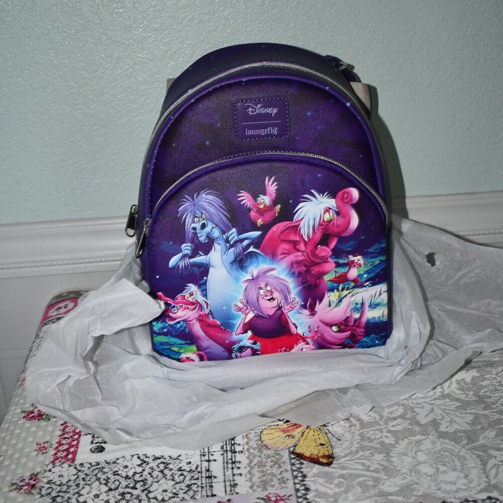Loungefly The Sword In The Stone Madam Mim Forms Mini Backpack New Hard to Find - Picture 2 of 5